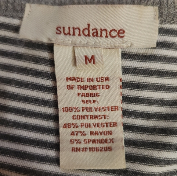 SUNDANCE CATALOG ARTIST'S TAKE LAYERED TEE SZ M - Picture 7 of 8